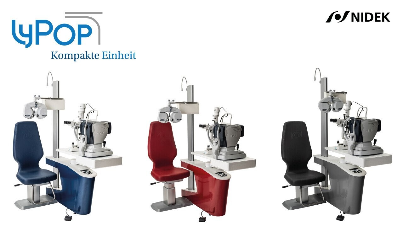 Lypop refraction units by NIDEK - available from B&S in Germany, Austria and Luxembourg