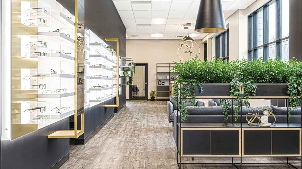 CAROLINE room divider with planter boxes