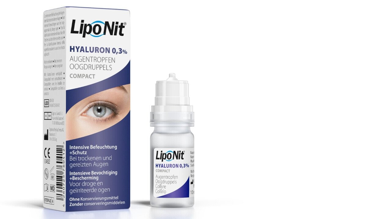 Lipo Nit® Hyaluron 0,3 % Eye drops COMPACT for dry eyes