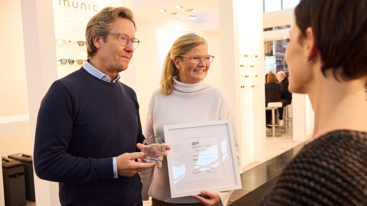 Herzlichen Glückwunsch an munic eyewear – Gewinner des opti FRAME STAR Audience Award!