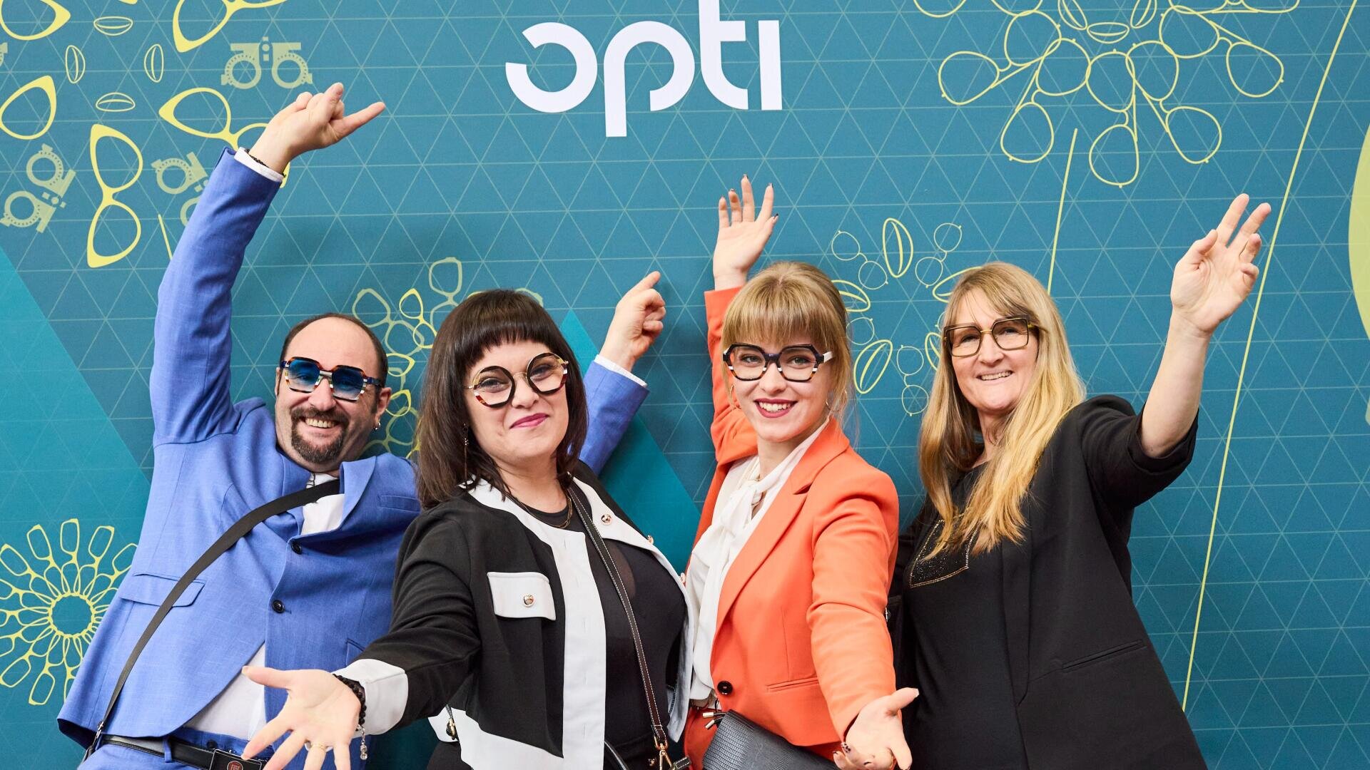 A group of people pose for a photo.